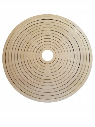 Baza makramy okręgi 30-5.7cm 13 sztuk