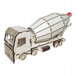 Betoniarka Ciężarówka Drewniana - Wódkowóz na Butelkę Pojemnik na słodycze