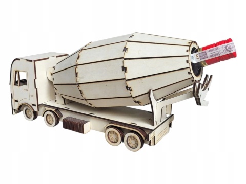 drewniany wodkowóz pojemnik na butelkę