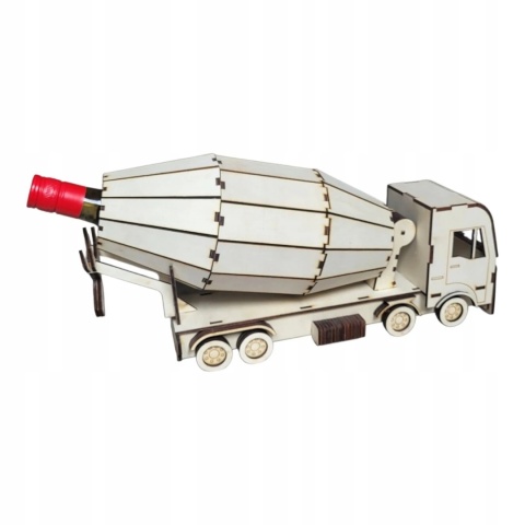 drewniana betoniarka pojemnik na słodycze