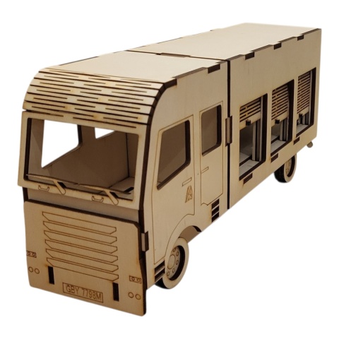 wóz strażacki pojemnik na butelkę