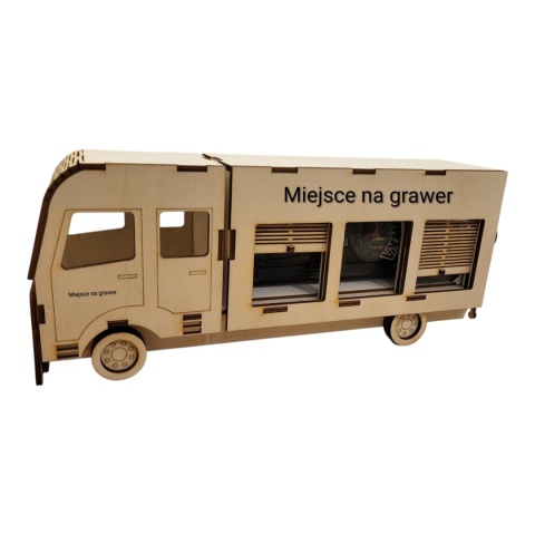 grawerowany pojazd OSP